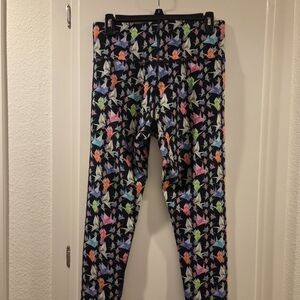 Terez Multicolor Origami Print Leggings